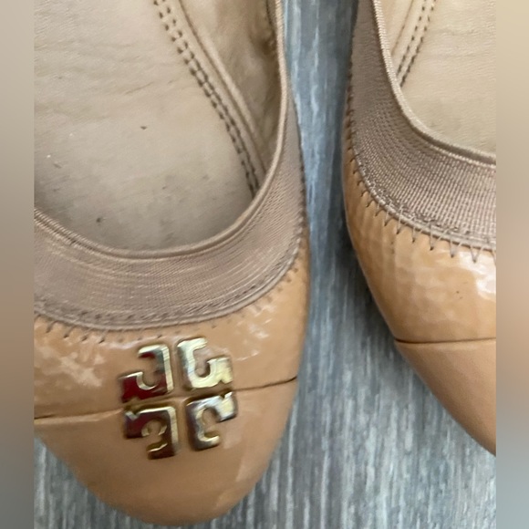 Tory Burch Ballet Flats Gold Tone Hardware Size 6.5 - Picture 6 of 10